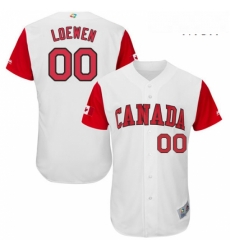 Mens Canada Baseball Majestic 00 Adam Loewen White 2017 World Baseball Classic Authentic Team Jersey Mens Canada Baseball Majestic 00 Adam Loewen White 2017 World Baseball Classic Authentic Team Jersey