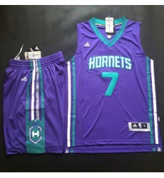 Hornets #7 Jeremy Lin Purple A Set Stitched NBA Jersey Hornets #7 Jeremy Lin Purple A Set Stitched NBA Jersey