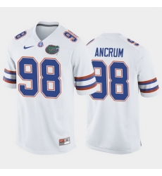 Florida Gators Luke Ancrum White Away Men'S Jersey Florida Gators Luke Ancrum White Away Men'S Jersey