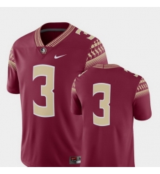 Men Florida State Seminoles 3 Garnet College Football 2018 Game Jersey Men Florida State Seminoles 3 Garnet College Football 2018 Game Jersey