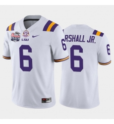 LSU Tiger Terrace Marshall Jr. White Home Men'S Jersey LSU Tiger Terrace Marshall Jr. White Home Men'S Jersey