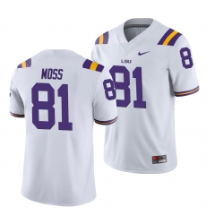 LSU Tiger Thaddeus Moss White College Football Men'S Jersey LSU Tiger Thaddeus Moss White College Football Men'S Jersey