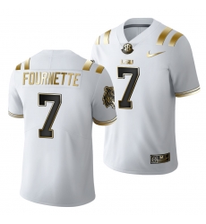 Lsu Tigers Leonard Fournette Golden Edition Limited Nfl White Jersey Lsu Tigers Leonard Fournette Golden Edition Limited Nfl White Jersey