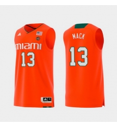Men Miami Hurricanes Anthony Mack Orange Replica College Basketball Jersey Men Miami Hurricanes Anthony Mack Orange Replica College Basketball Jersey