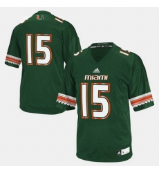 Men Miami Hurricanes College Football Green Jersey Men Miami Hurricanes College Football Green Jersey