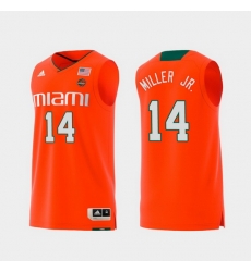 Men Miami Hurricanes Rodney Miller Jr. Orange Replica College Basketball Jersey Men Miami Hurricanes Rodney Miller Jr. Orange Replica College Basketball Jersey