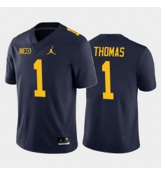 Michigan Wolverines Ambry Thomas Navy Home Men'S Jersey Michigan Wolverines Ambry Thomas Navy Home Men'S Jersey