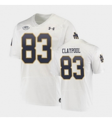 Men Notre Dame Fighting Irish Chase Claypool Replica White College Football Playoff Jersey Men Notre Dame Fighting Irish Chase Claypool Replica White College Football Playoff Jersey