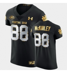 Men Notre Dame Fighting Irish Javon Mckinley Golden Edition Black Authentic Jersey Men Notre Dame Fighting Irish Javon Mckinley Golden Edition Black Authentic Jersey