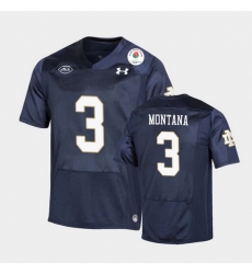 Men Notre Dame Fighting Irish Joe Montana 2021 Rose Bowl Navy College Football Jersey Men Notre Dame Fighting Irish Joe Montana 2021 Rose Bowl Navy College Football Jersey