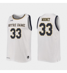 Men Notre Dame Fighting Irish John Mooney Replica White College Basketball 2019 20 Jersey Men Notre Dame Fighting Irish John Mooney Replica White College Basketball 2019 20 Jersey