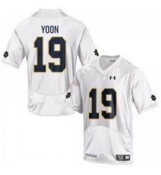 Men Under Armour 19 Replica White Justin Yoon Notre Dame Fighting Irish Alumni Football Jersey Men Under Armour 19 Replica White Justin Yoon Notre Dame Fighting Irish Alumni Football Jersey
