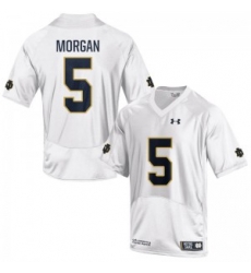 Men Under Armour 5 Replica White Nyles Morgan Notre Dame Fighting Irish Alumni Football Jersey Men Under Armour 5 Replica White Nyles Morgan Notre Dame Fighting Irish Alumni Football Jersey