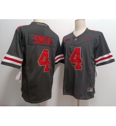 Men Ohio State Buckeyes Jeremiah Smith #4 Black F U S E Stitched NCAA Football Jersey Men Ohio State Buckeyes Jeremiah Smith #4 Black F U S E Stitched NCAA Football Jersey