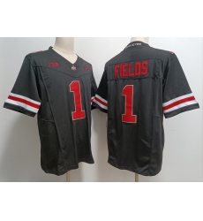 Men Women Youth Ohio State Buckeyes #1 Justin Fields Black 2023 F U S E NCAA Stitched Football Jersey Men Women Youth Ohio State Buckeyes #1 Justin Fields Black 2023 F U S E NCAA Stitched Football Jersey