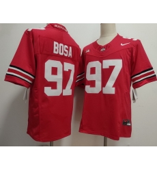 Men's Ohio State Buckeyes #97 Nick Bosa #97 Joey Bosa Red Stitched NCAA Jersey
