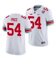 Ohio State Buckeyes Billy Price White 2021 Sugar Bowl College Football Jersey Ohio State Buckeyes Billy Price White 2021 Sugar Bowl College Football Jersey