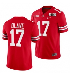 Ohio State Buckeyes Chris Olave Scarlet 2021 Sugar Bowl Champions College Football Playoff College Football Playoff Jersey Ohio State Buckeyes Chris Olave Scarlet 2021 Sugar Bowl Champions College Football Playoff College Football Playoff Jersey