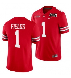 Ohio State Buckeyes Justin Fields Scarlet 2021 Sugar Bowl Champions College Football Playoff College Football Playoff Jersey Ohio State Buckeyes Justin Fields Scarlet 2021 Sugar Bowl Champions College Football Playoff College Football Playoff Jersey