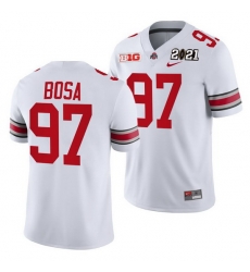 Ohio State Buckeyes Nick Bosa White 2021 Sugar Bowl Champions College Football Playoff College Football Playoff Jersey 0 Ohio State Buckeyes Nick Bosa White 2021 Sugar Bowl Champions College Football Playoff College Football Playoff Jersey 0