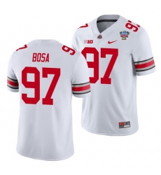 Ohio State Buckeyes Nick Bosa White 2021 Sugar Bowl College Football Jersey Ohio State Buckeyes Nick Bosa White 2021 Sugar Bowl College Football Jersey