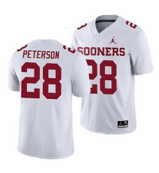 Oklahoma Sooners Adrian Peterson White Game Men'S Jersey Oklahoma Sooners Adrian Peterson White Game Men'S Jersey