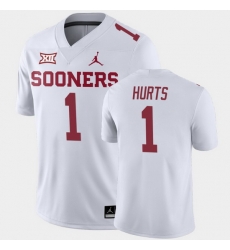 Oklahoma Sooners Jalen Hurts White Away Men'S Jersey Oklahoma Sooners Jalen Hurts White Away Men'S Jersey