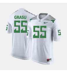 Men Oregon Ducks Hroniss Grasu College Football White Jersey Men Oregon Ducks Hroniss Grasu College Football White Jersey