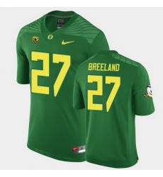 Men Oregon Ducks Jacob Breeland Replica Green Game Football Jersey Men Oregon Ducks Jacob Breeland Replica Green Game Football Jersey