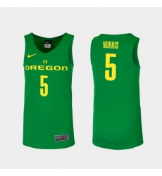 Men Oregon Ducks Miles Norris Green Replica College Basketball Jersey Men Oregon Ducks Miles Norris Green Replica College Basketball Jersey