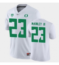 Men Oregon Ducks Verone Mckinley Iii Game White College Football Jersey Men Oregon Ducks Verone Mckinley Iii Game White College Football Jersey