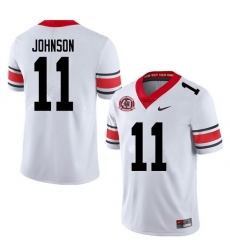 2020 Men #11 Jermaine Johnson Georgia Bulldogs 1980 National Champions 40th Anniversary College Foot 2020 Men #11 Jermaine Johnson Georgia Bulldogs 1980 National Champions 40th Anniversary College Foot
