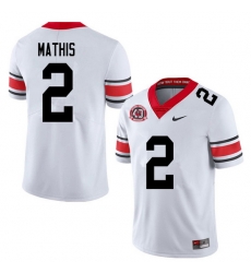 2020 Men #2 D'Wan Mathis Georgia Bulldogs 1980 National Champions 40th Anniversary College Football 2020 Men #2 D'Wan Mathis Georgia Bulldogs 1980 National Champions 40th Anniversary College Football