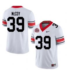 2020 Men #39 KJ McCoy Georgia Bulldogs 1980 National Champions 40th Anniversary College Football jersey white 2020 Men #39 KJ McCoy Georgia Bulldogs 1980 National Champions 40th Anniversary College Football jersey white