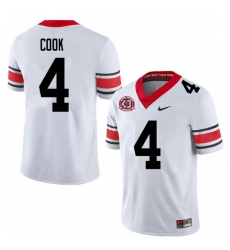 2020 Men #4 James Cook Georgia Bulldogs 1980 National Champions 40th Anniversary College Football 2020 Men #4 James Cook Georgia Bulldogs 1980 National Champions 40th Anniversary College Football