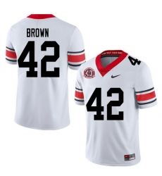 2020 Men #42 Matthew Brown Georgia Bulldogs 1980 National Champions 40th Anniversary College Footbal 2020 Men #42 Matthew Brown Georgia Bulldogs 1980 National Champions 40th Anniversary College Footbal