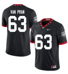 2020 Men #63 Sedrick Van Pran Georgia Bulldogs Mascot 100th Anniversary College Football Jerseys Sal 2020 Men #63 Sedrick Van Pran Georgia Bulldogs Mascot 100th Anniversary College Football Jerseys Sal