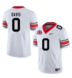 Men #0 Rian Davis Georgia Bulldogs Nationals Champions 40th Anniversary College Football Jerseys Sal Men #0 Rian Davis Georgia Bulldogs Nationals Champions 40th Anniversary College Football Jerseys Sal
