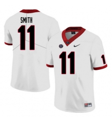 Men #11 Arian Smith Georgia Bulldogs College Football Jerseys Sale-White Men #11 Arian Smith Georgia Bulldogs College Football Jerseys Sale-White