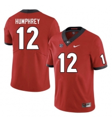 Men #12 Julian Humphrey Georgia Bulldogs College Football Jerseys Sale-Red Men #12 Julian Humphrey Georgia Bulldogs College Football Jerseys Sale-Red