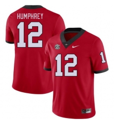 Men #12 Julian Humphrey Georgia Bulldogs College Football Jerseys Stitched-Red Men #12 Julian Humphrey Georgia Bulldogs College Football Jerseys Stitched-Red