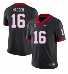 Men #16 C.J. Madden Georgia Bulldogs College Football Jerseys Stitched-Black Men #16 C.J. Madden Georgia Bulldogs College Football Jerseys Stitched-Black