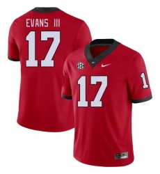 Men #17 Anthony Evans III Georgia Bulldogs College Football Jerseys Stitched-Red Men #17 Anthony Evans III Georgia Bulldogs College Football Jerseys Stitched-Red