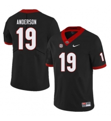 Men #19 Adam Anderson Georgia Bulldogs College Football Jerseys Sale-Black Men #19 Adam Anderson Georgia Bulldogs College Football Jerseys Sale-Black