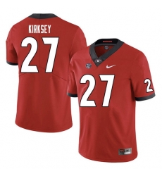 Men #27 Austin Kirksey Georgia Bulldogs College Football Jerseys Sale-Red Men #27 Austin Kirksey Georgia Bulldogs College Football Jerseys Sale-Red
