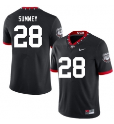 Men #28 Anthony Summey Georgia Bulldogs College Football Jerseys Sale-100th Anniversary Men #28 Anthony Summey Georgia Bulldogs College Football Jerseys Sale-100th Anniversary