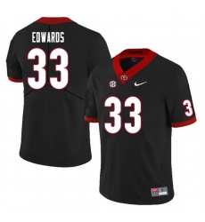 Men #33 Daijun Edwards Georgia Bulldogs College Football Jerseys Sale-Black Men #33 Daijun Edwards Georgia Bulldogs College Football Jerseys Sale-Black