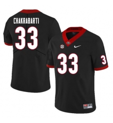 Men #33 Kaustov Chakrabarti Georgia Bulldogs College Football Jerseys Sale-Black Men #33 Kaustov Chakrabarti Georgia Bulldogs College Football Jerseys Sale-Black