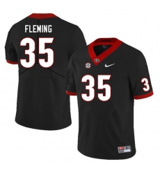 Men #35 Jacob Fleming Georgia Bulldogs College Football Jerseys Sale-Black Men #35 Jacob Fleming Georgia Bulldogs College Football Jerseys Sale-Black