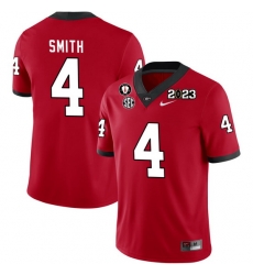 Men #4 Nolan Smith Georgia Bulldogs 2022-23 CTP National Championship Football Jerseys Men #4 Nolan Smith Georgia Bulldogs 2022-23 CTP National Championship Football Jerseys